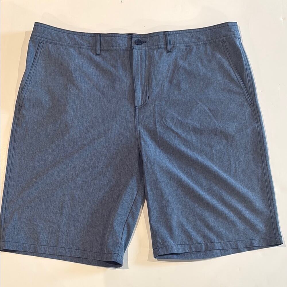 Goodfellow & Co Blue Flat Front Shorts Chambray coastal chic